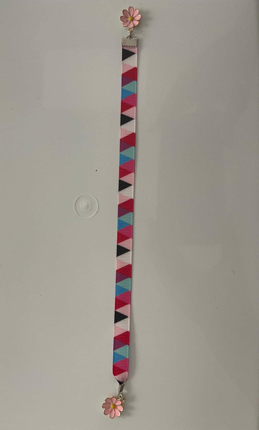 9-Inch Ribbon Bookmark with Dual Charms